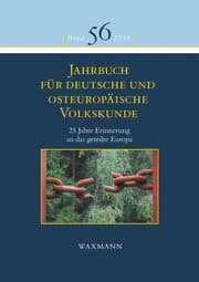 Cover von Jahrbuch für deutsche und osteuropäische Volkskunde