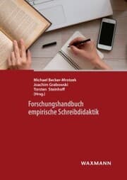 Cover von Forschungshandbuch empirische Schreibdidaktik