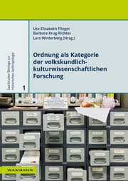 Cover von Ordnung als Kategorie der volkskundlich-kulturwissenschaftlichen Forschung