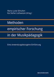 Cover von Methoden empirischer Forschung in der Musikpädagogik