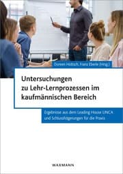 Cover von Untersuchungen zu Lehr-Lernprozessen im kaufmännischen Bereich