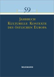 Cover von Jahrbuch Kulturelle Kontexte des östlichen Europa