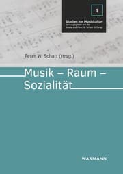Cover von Musik - Raum - Sozialität