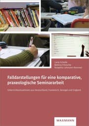 Cover von Falldarstellungen für eine komparative, praxeologische Seminararbeit