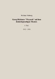 Cover von Georg Büchners 'Woyzeck' auf dem deutschsprachigen Theater.1 Teil: 1913 - 1918