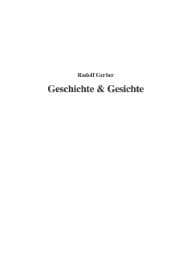 Cover von Geschichte & Gesichte