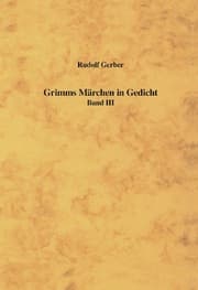 Cover von Grimms Märchen in Gedicht Band III