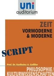 Cover von Zeit - Vormoderne & Moderne