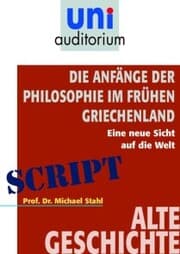 Cover von Die Anfänge der Philosophie im frühen Griechenland