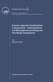 Cover von Fusionen regionaler Kreditinstitute in Deutschland