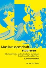Cover von Musikwissenschaft studieren
