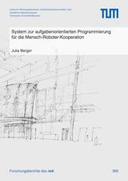 Cover von System zur aufgabenorientierten Programmierung für die Mensch-Roboter-Kooperation