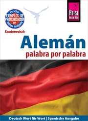 Cover von Alemán - palabra por palabra (Deutsch als Fremdsprache, spanische Ausgabe): Reise Know-How Kauderwelsch