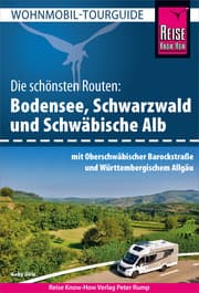 Cover von Reise Know-How Wohnmobil-Tourguide Bodensee, Schwarzwald und Schwäbische Alb mit Oberschwäbischer Barockstraße und Württembergischem Allgäu