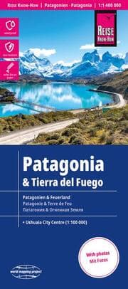 Cover von Landkarte Patagonien, Feuerland/Patagonia, Tierra del Fuego (1:1.400.000)
