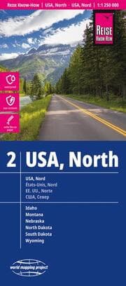 Cover von Landkarte USA 02, Nord/North 1:1.250.000
