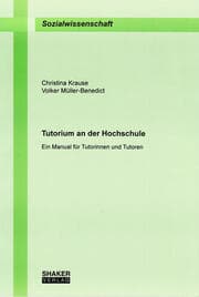Cover von Tutorium an der Hochschule