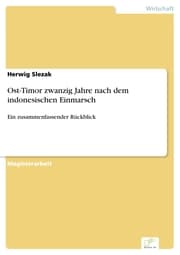 Cover von Ost-Timor zwanzig Jahre nach dem indonesischen Einmarsch
