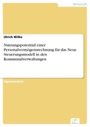 Cover von Nutzungspotential einer Personalvermögensrechnung für das Neue Steuerungsmodell in den Kommunalverwaltungen