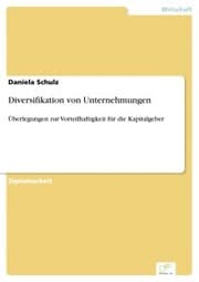 Cover von Diversifikation von Unternehmungen