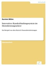 Cover von Innovatives Kundenbindungssystem im Dienstleistungssektor