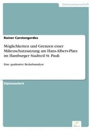 Cover von Möglichkeiten und Grenzen einer Milieuschutzsatzung am Hans-Albers-Platz im Hamburger Stadtteil St. Pauli