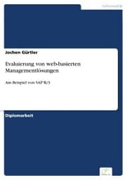 Cover von Evaluierung von web-basierten Managementlösungen