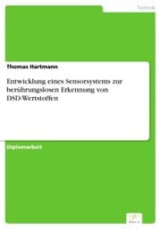 Cover von Entwicklung eines Sensorsystems zur berührungslosen Erkennung von DSD-Wertstoffen