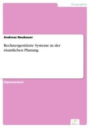 Cover von Rechnergestützte Systeme in der räumlichen Planung