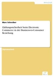 Cover von Zahlungssicherheit beim Electronic Commerce in der Business-to-Consumer Beziehung