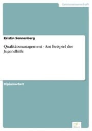 Cover von Qualitätsmanagement - Am Beispiel der Jugendhilfe