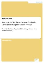 Cover von Strategische Wettbewerbsvorteile durch Direktmarketing mit Online-Medien