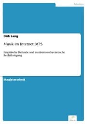Cover von Musik im Internet: MP3