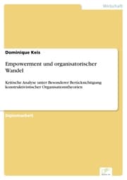 Cover von Empowerment und organisatorischer Wandel
