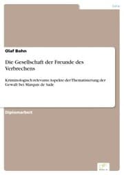 Cover von Die Gesellschaft der Freunde des Verbrechens
