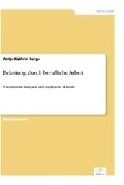 Cover von Belastung durch berufliche Arbeit