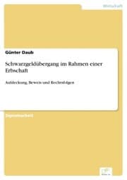 Cover von Schwarzgeldübergang im Rahmen einer Erbschaft
