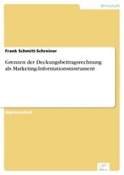 Cover von Grenzen der Deckungsbeitragsrechnung als Marketing-Informationsinstrument