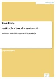Cover von Aktives Beschwerdemanagement