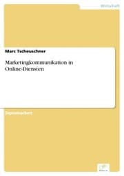Cover von Marketingkommunikation in Online-Diensten