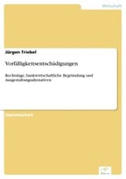 Cover von Vorfälligkeitsentschädigungen