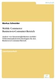 Cover von Mobile Commerce Business-to-Consumer-Bereich