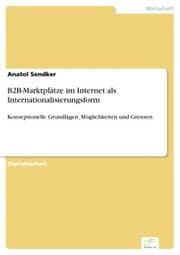 Cover von B2B-Marktplätze im Internet als Internationalisierungsform