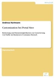 Cover von Customization bei Portal Sites
