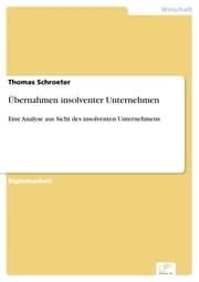 Cover von Übernahmen insolventer Unternehmen