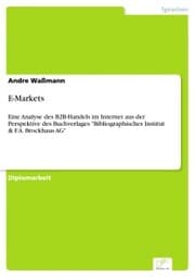 Cover von E-Markets