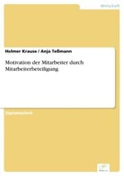 Cover von Motivation der Mitarbeiter durch Mitarbeiterbeteiligung