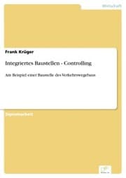Cover von Integriertes Baustellen - Controlling