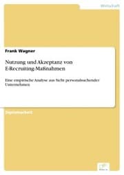 Cover von Nutzung und Akzeptanz von E-Recruiting-Maßnahmen