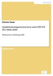 Cover von Qualitätsmanagementsystem nach DIN EN ISO 9000:2000